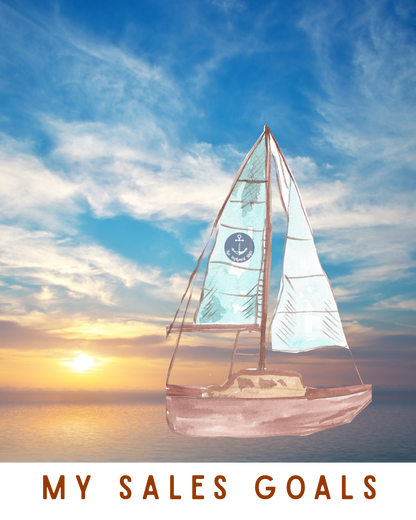 My Sales Goals Sunset Sail Tee - Unisex Sizing