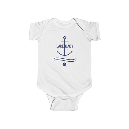 Lake Baby Infant Bodysuit – Nautical Anchor Baby Onesie