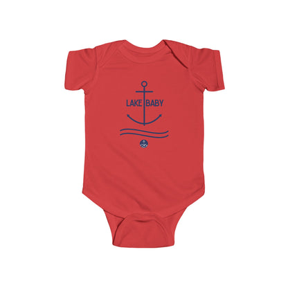Lake Baby Infant Bodysuit – Nautical Anchor Baby Onesie