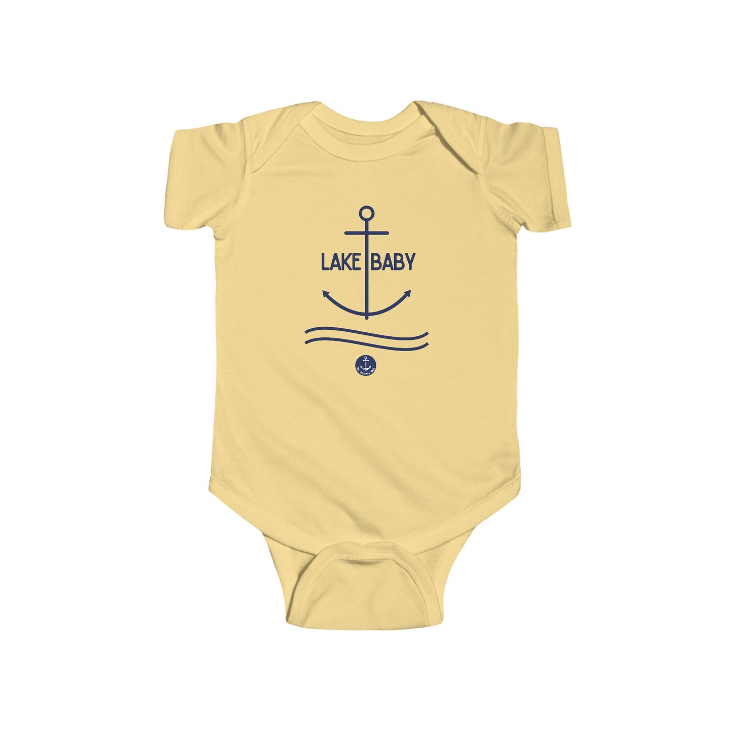 Lake Baby Infant Bodysuit – Nautical Anchor Baby Onesie