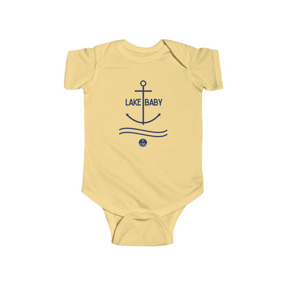 Lake Baby Infant Bodysuit – Nautical Anchor Baby Onesie