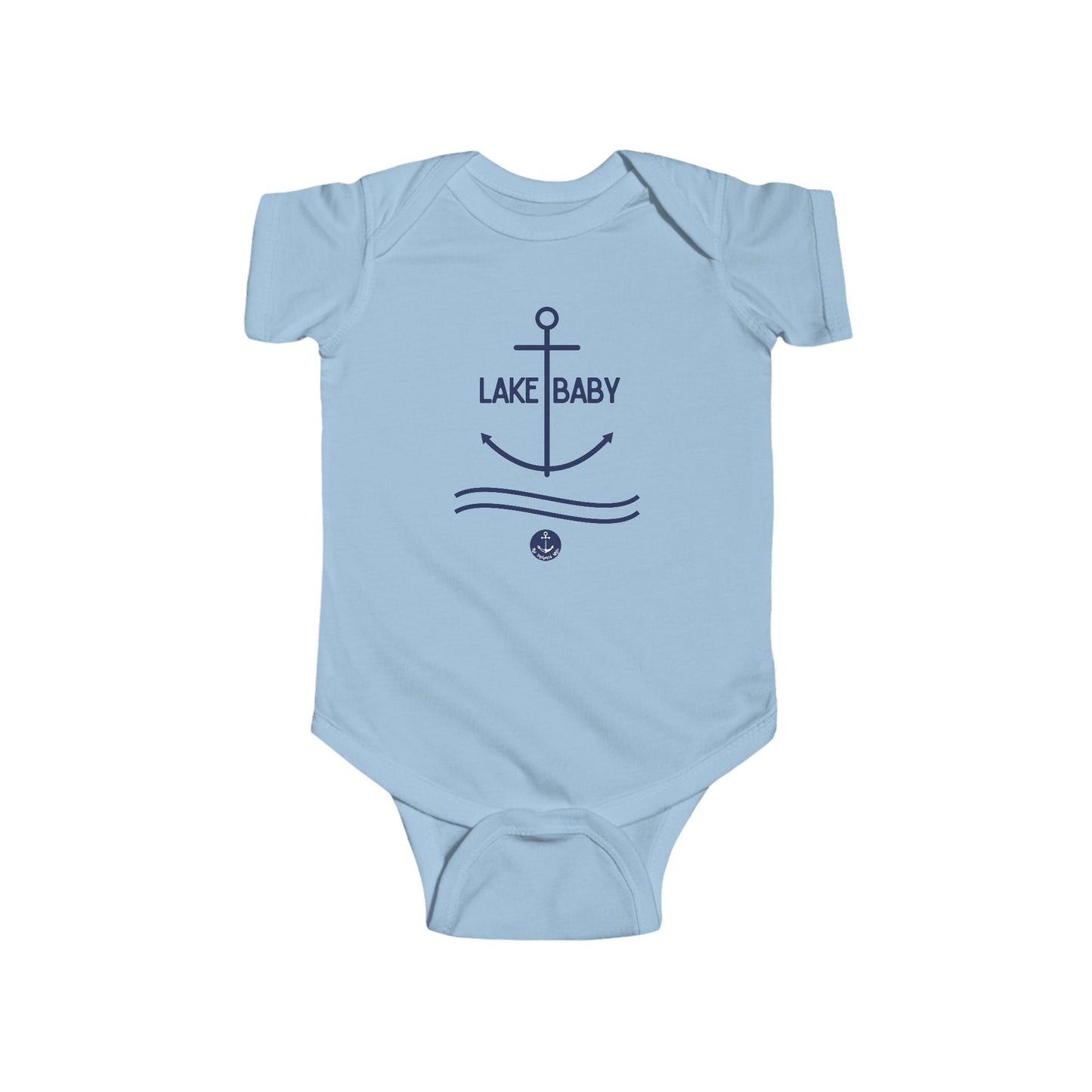 Lake Baby Infant Bodysuit – Nautical Anchor Baby Onesie