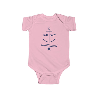 Lake Baby Infant Bodysuit – Nautical Anchor Baby Onesie
