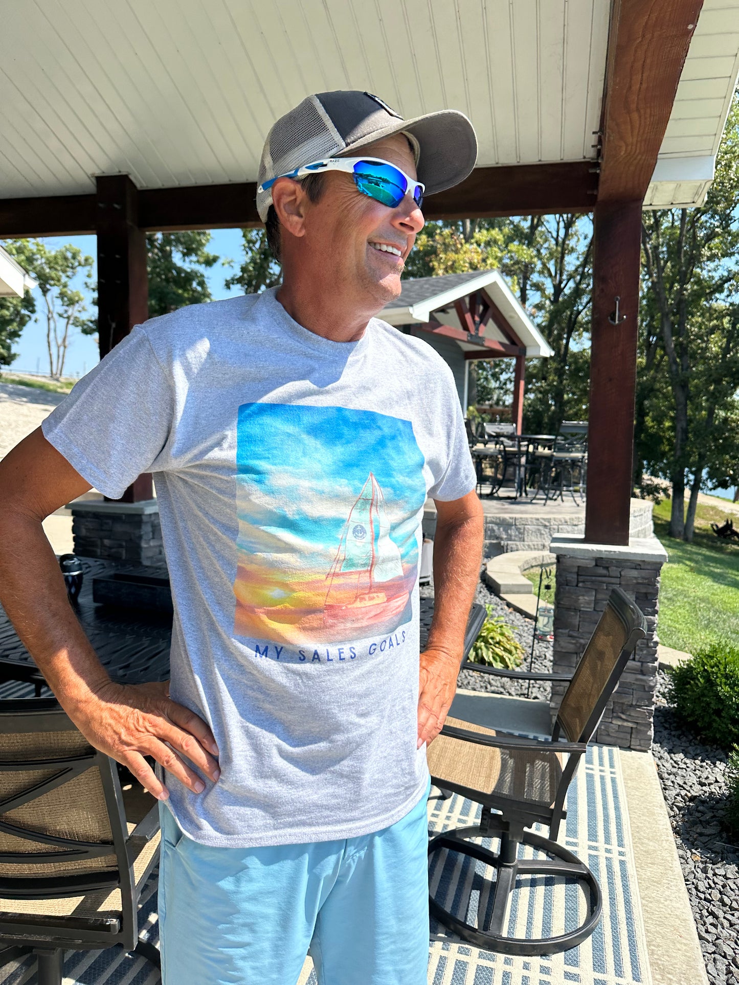My Sales Goals Sunset Sail Tee - Unisex Sizing