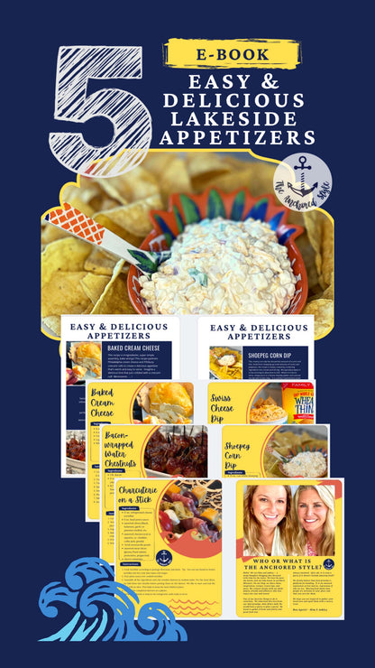 5 Easy & Delicious Lakeside Appetizers Ebook