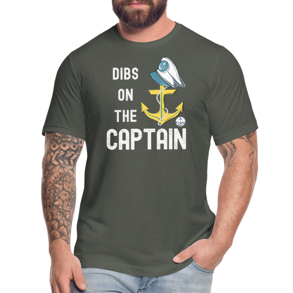 Dibs on the Captain Unisex Super Soft Tee - asphalt