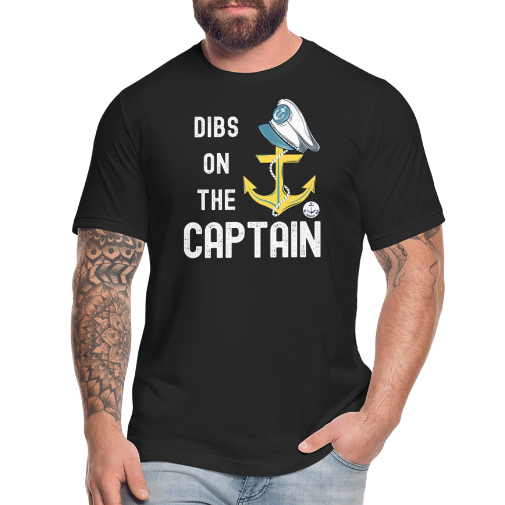 Dibs on the Captain Unisex Super Soft Tee - black