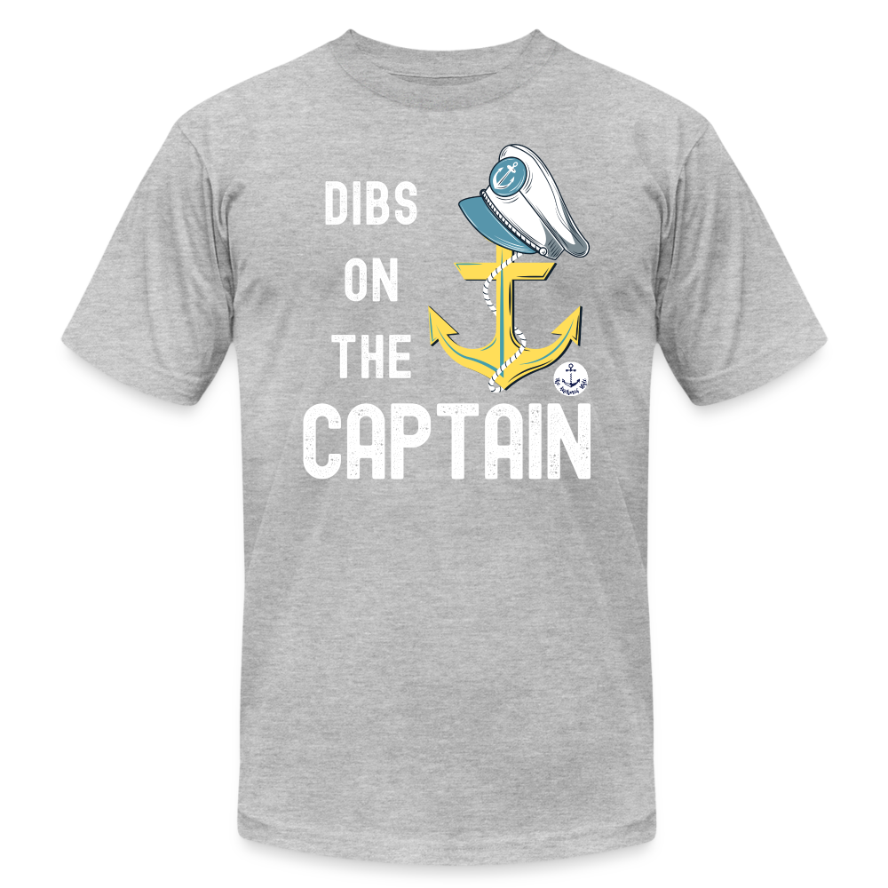 Dibs on the Captain Unisex Super Soft Tee - heather gray