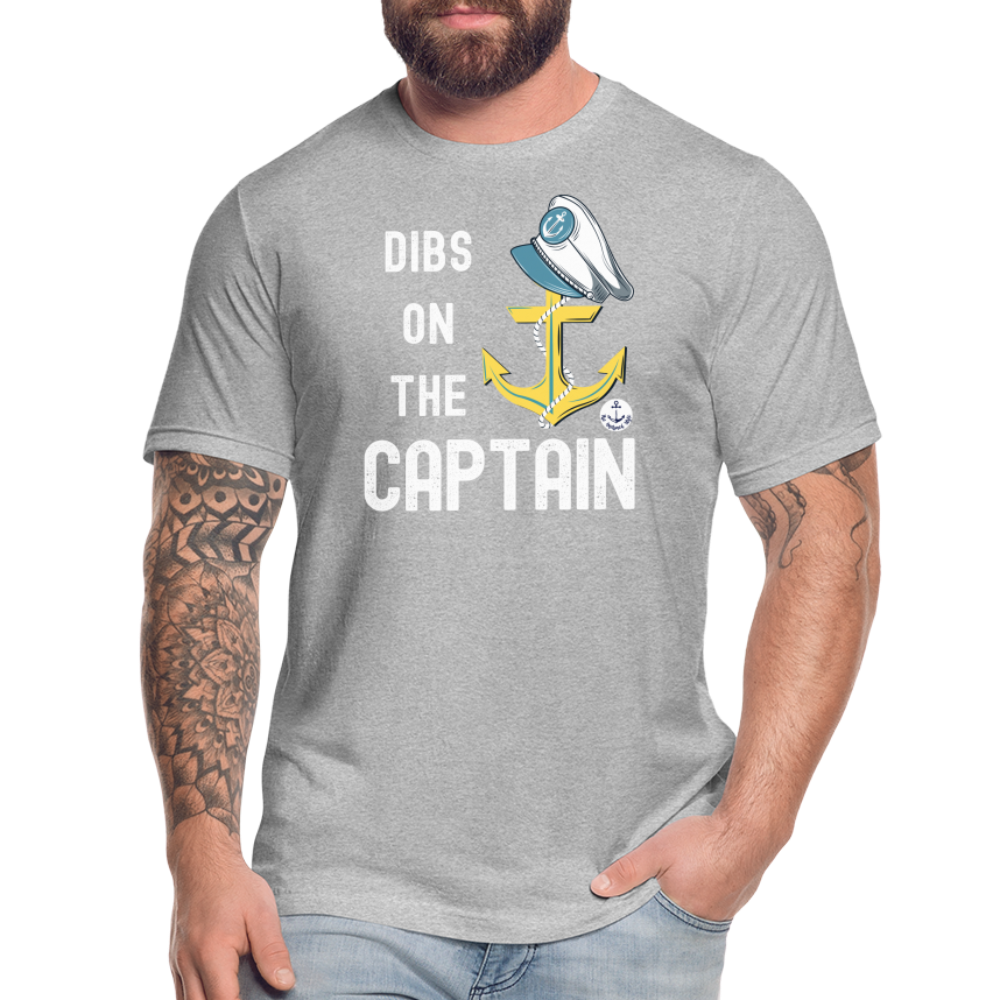 Dibs on the Captain Unisex Super Soft Tee - heather gray