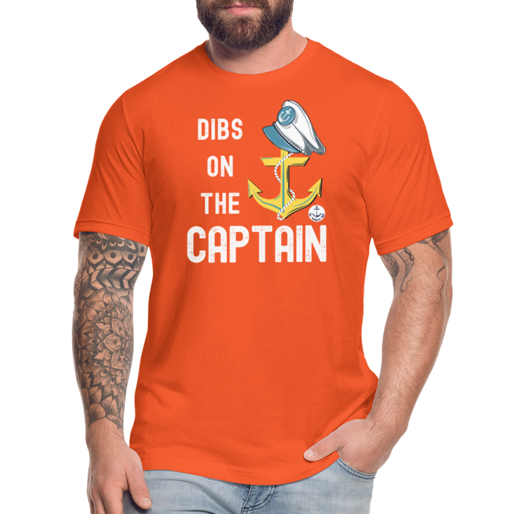 Dibs on the Captain Unisex Super Soft Tee - orange