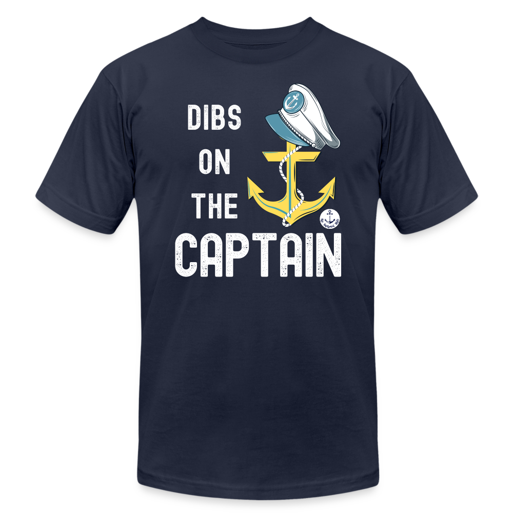 Dibs on the Captain Unisex Super Soft Tee - navy