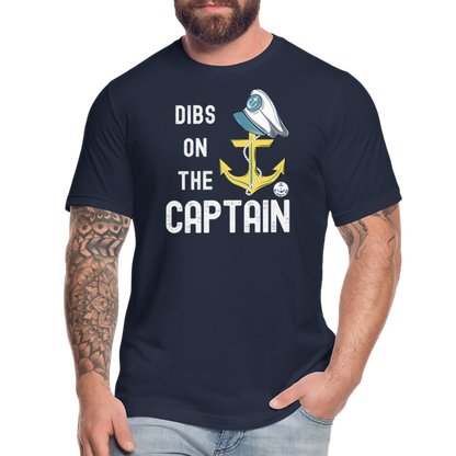 Dibs on the Captain Unisex Super Soft Tee - navy