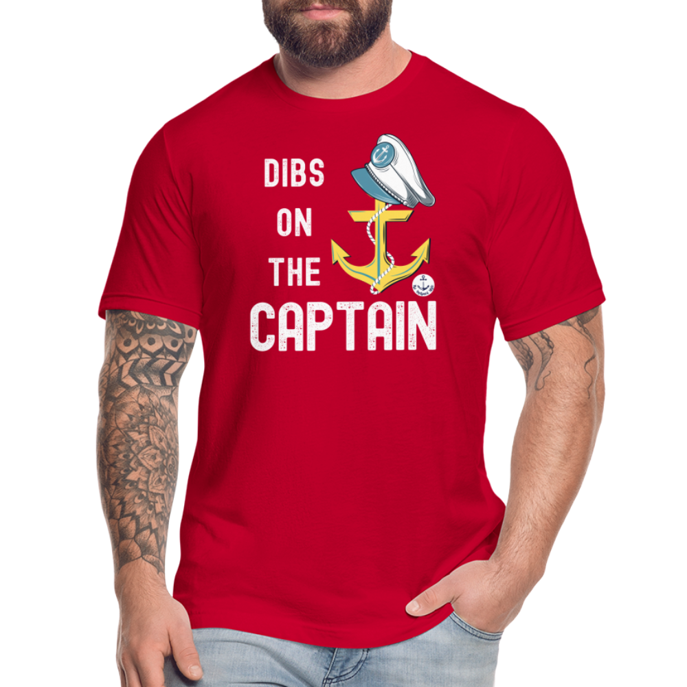 Dibs on the Captain Unisex Super Soft Tee - red