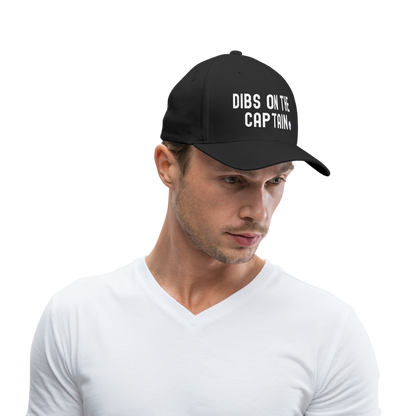 Dibs on the Captain Flexfit Baseball Cap - black