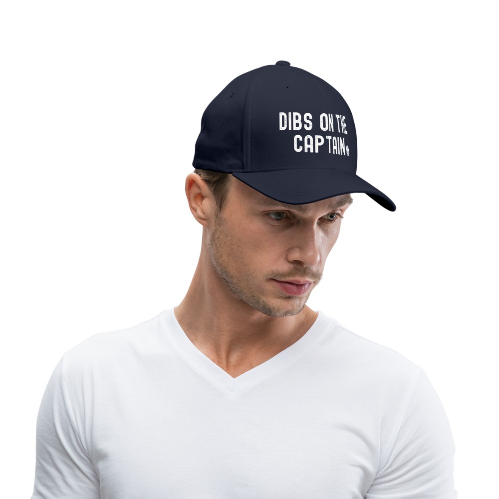 Dibs on the Captain Flexfit Baseball Cap - navy