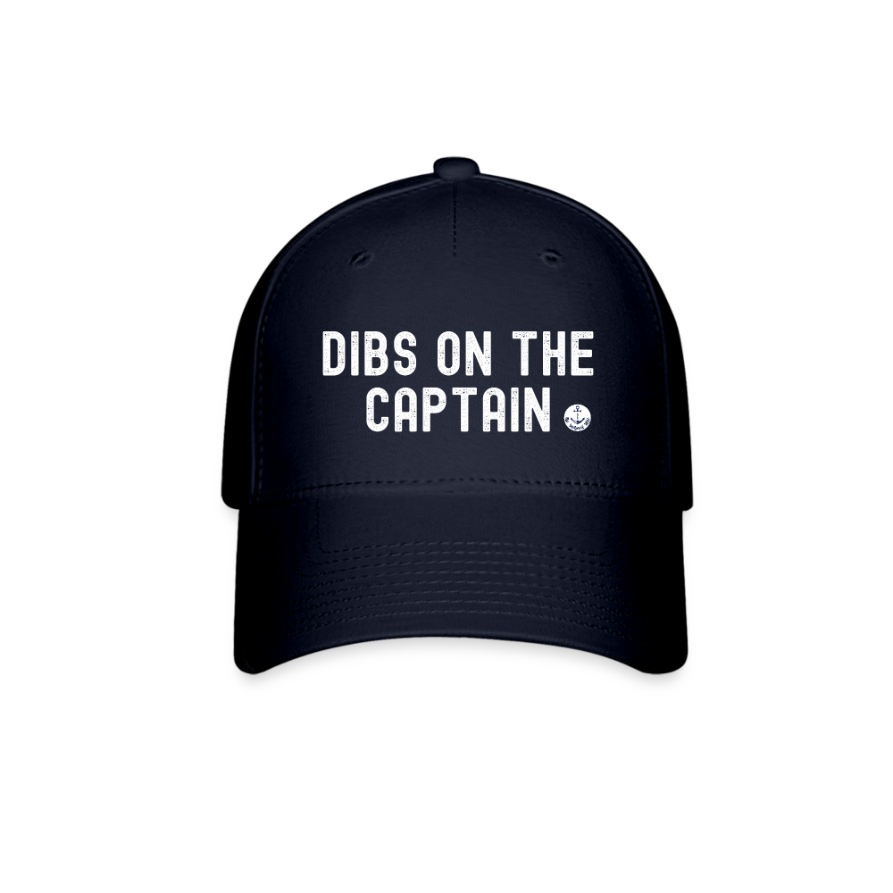 Dibs on the Captain Flexfit Baseball Cap - navy