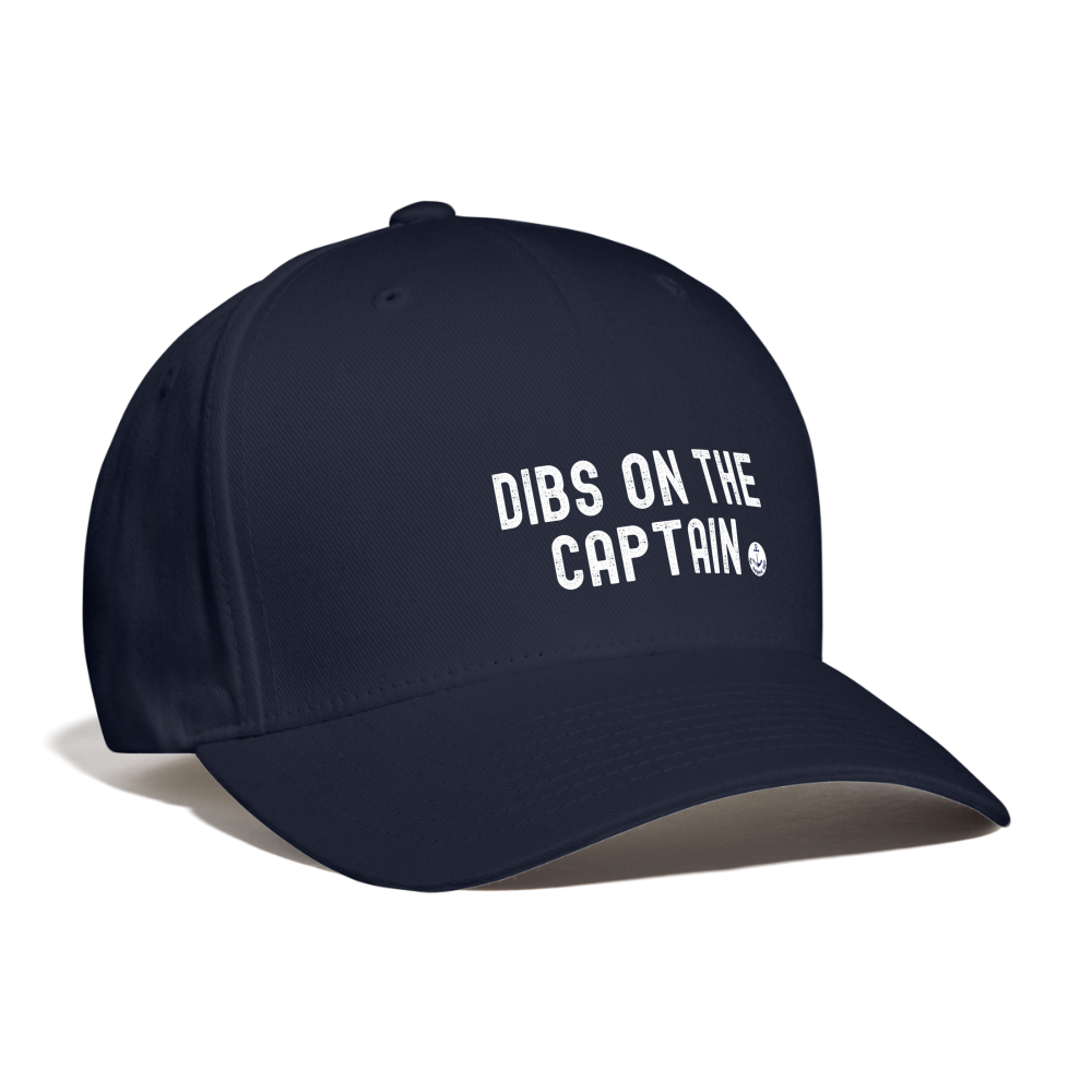 Dibs on the Captain Flexfit Baseball Cap - navy