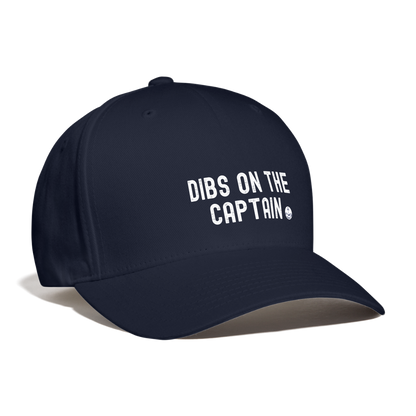 Dibs on the Captain Flexfit Baseball Cap - navy