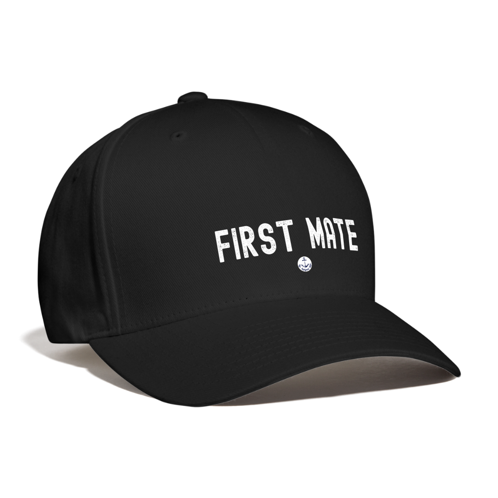 First Mate Flexfit Baseball Cap - black