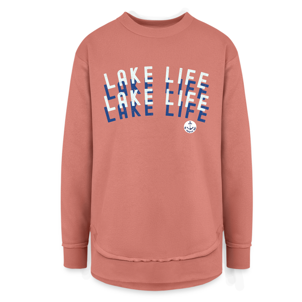 Lake Life Ultra-soft Fleece Sweatshirt - mauve