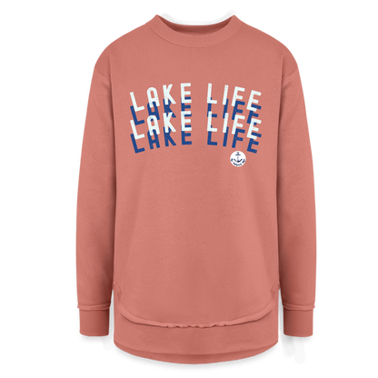 Lake Life Ultra-soft Fleece Sweatshirt - mauve