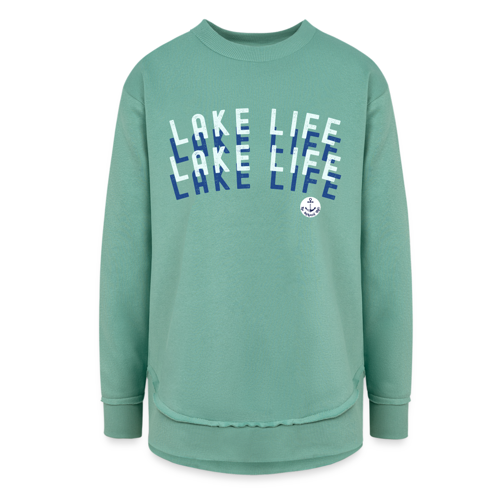 Lake Life Ultra-soft Fleece Sweatshirt - saltwater