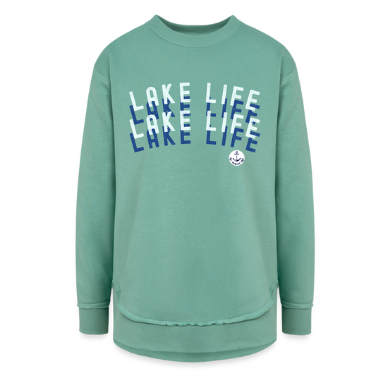 Lake Life Ultra-soft Fleece Sweatshirt - saltwater