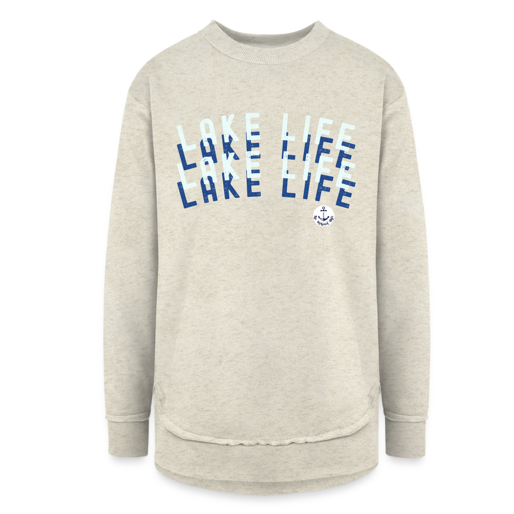 Lake Life Ultra-soft Fleece Sweatshirt - heather oatmeal