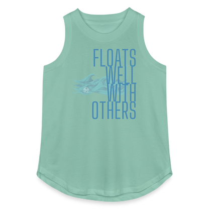 Floats Well With Others Women's Lake Tank Top - saltwater