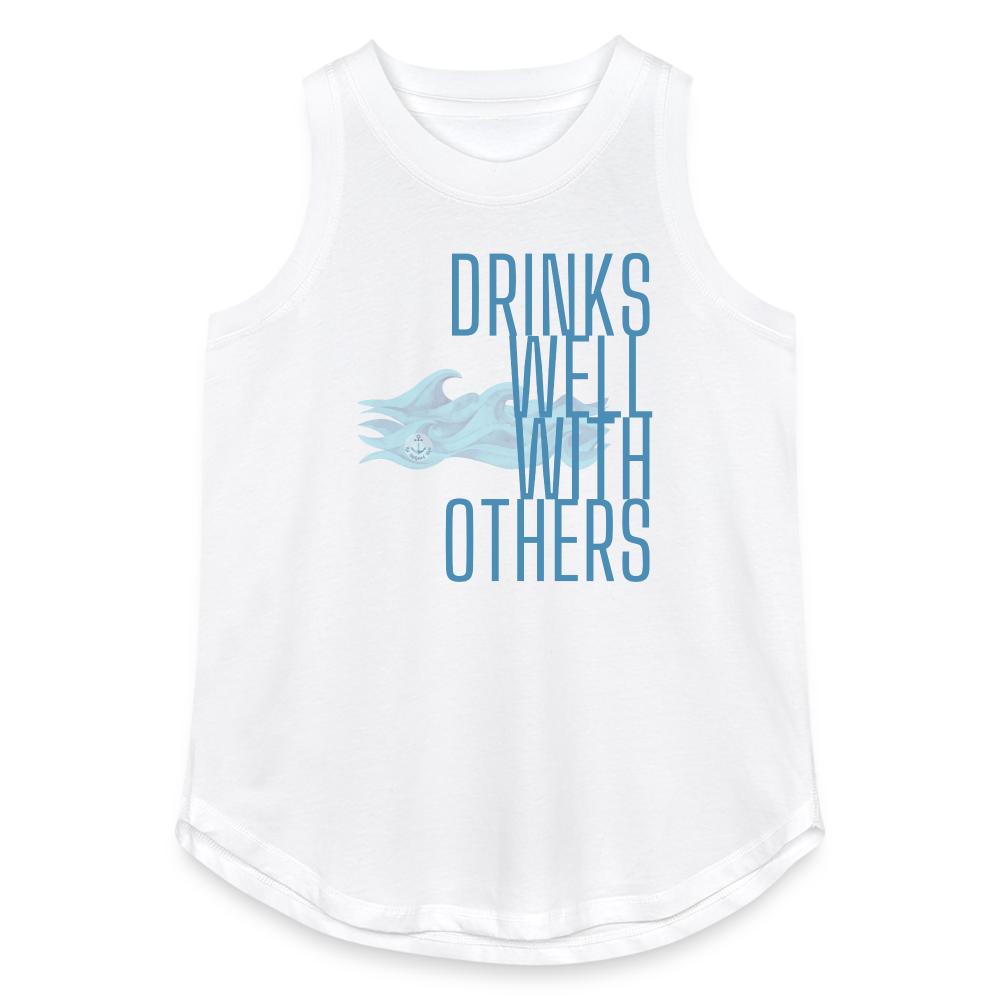 Drinks Well With Others Women's Lake Tank Top - white