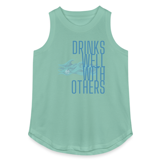 Drinks Well With Others Women's Lake Tank Top - saltwater
