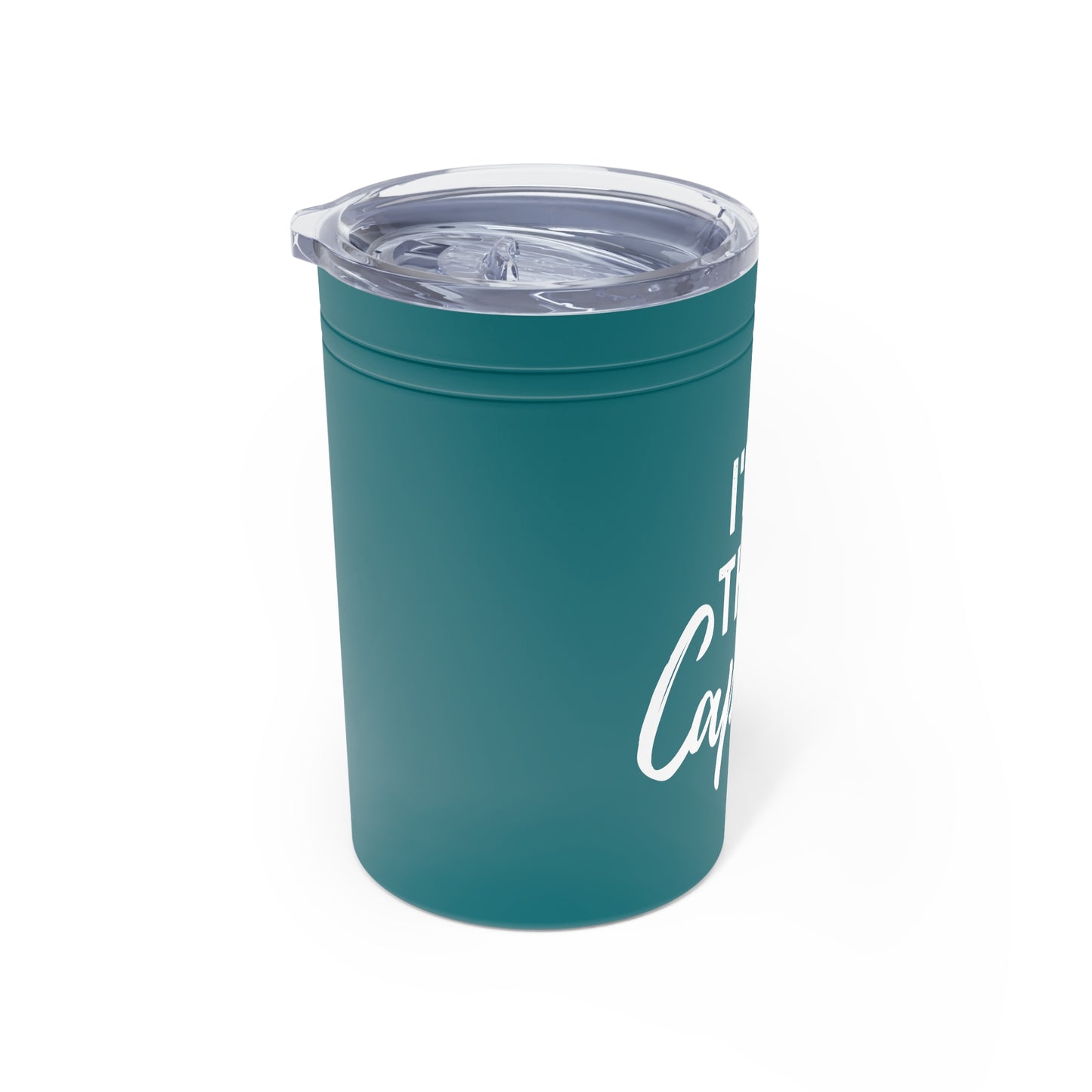 I'm the Captain Insulated 11 oz Tumbler, Coffee Cup, & 12 Can Insulator (3-in-1)