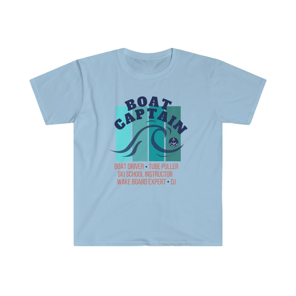 Boat Captain Unisex Lake Tee