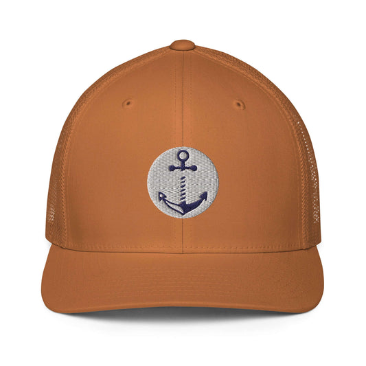 Anchor Closed-back Trucker Cap Lake Hat