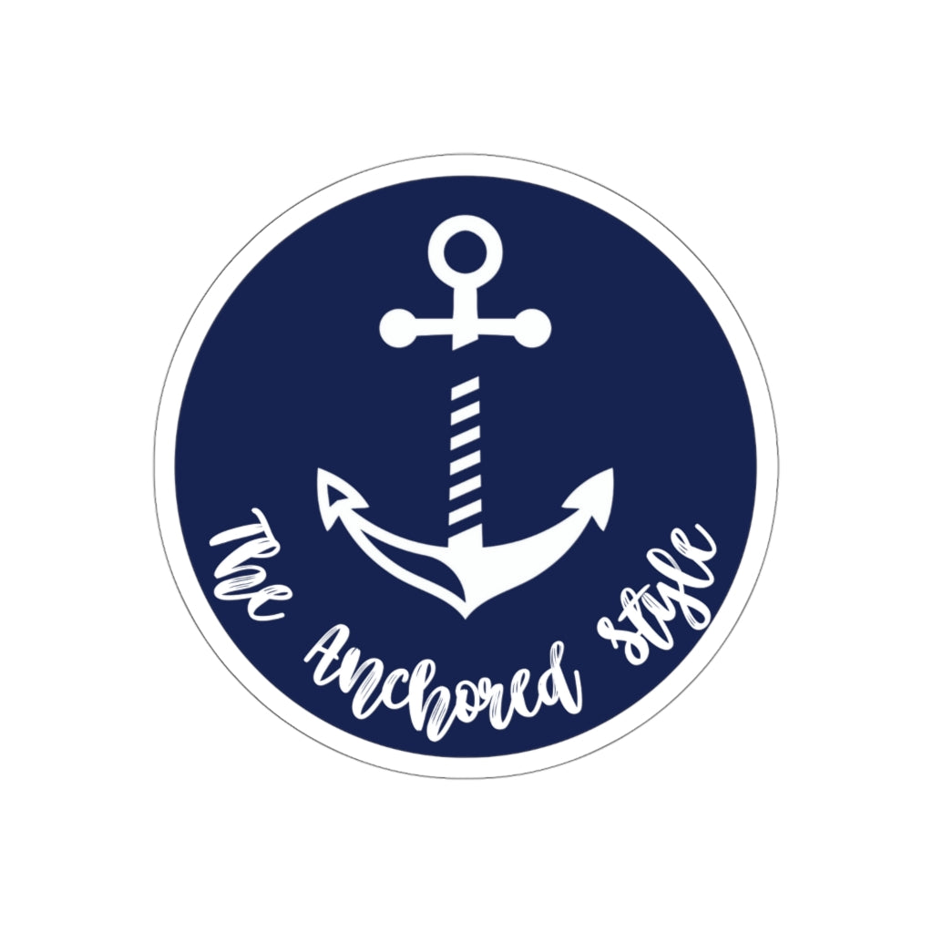 The Anchored Style Die-Cut Stickers