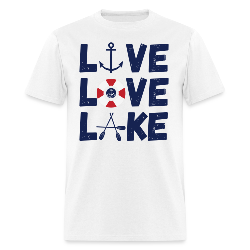 Live Love Lake Everyday Lake Tee - white