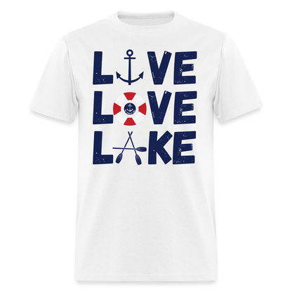 Live Love Lake Everyday Lake Tee - white