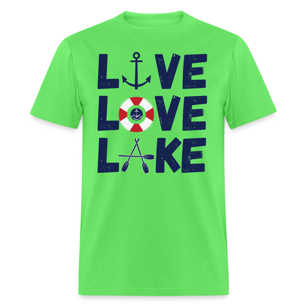 Live Love Lake Everyday Lake Tee - kiwi