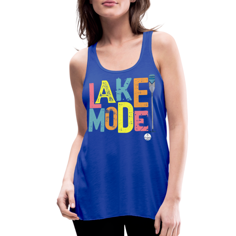 Lake Mode Flowy Lake Tank Top - royal blue