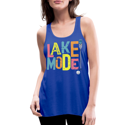 Lake Mode Flowy Lake Tank Top - royal blue