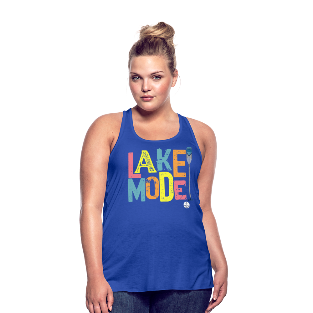 Lake Mode Flowy Lake Tank Top - royal blue