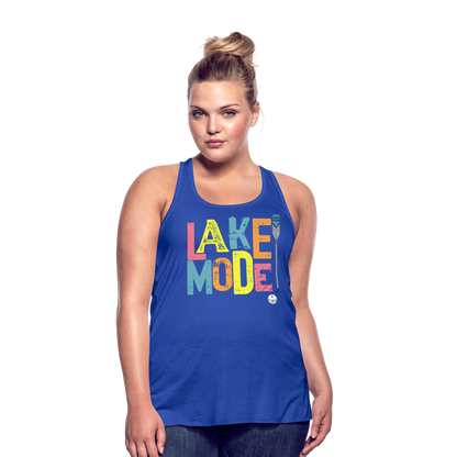 Lake Mode Flowy Lake Tank Top - royal blue