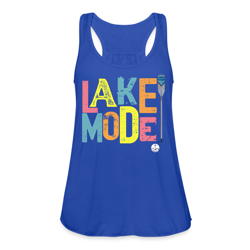 Lake Mode Flowy Lake Tank Top - royal blue