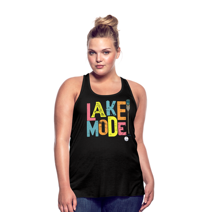 Lake Mode Flowy Lake Tank Top - black