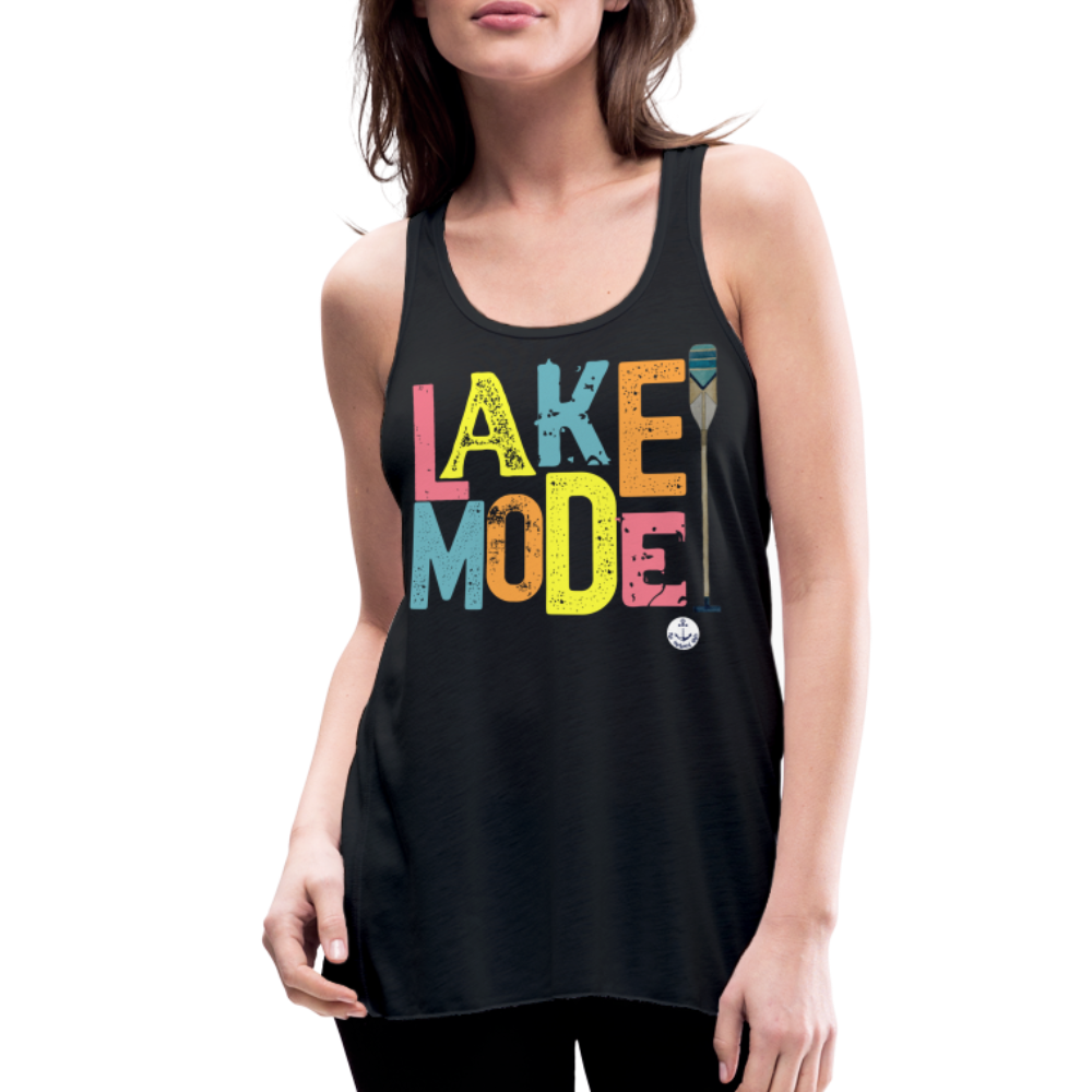 Lake Mode Flowy Lake Tank Top - black