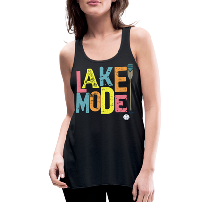 Lake Mode Flowy Lake Tank Top - black