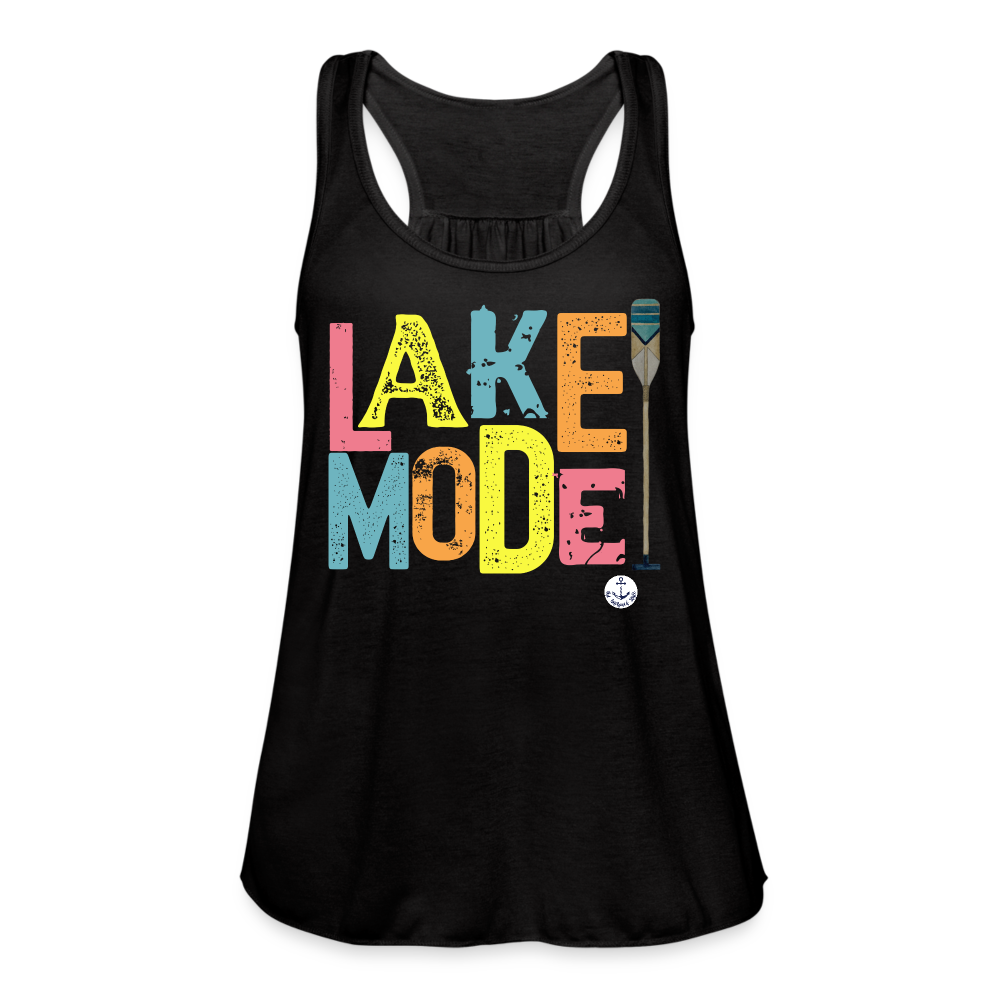 Lake Mode Flowy Lake Tank Top - black