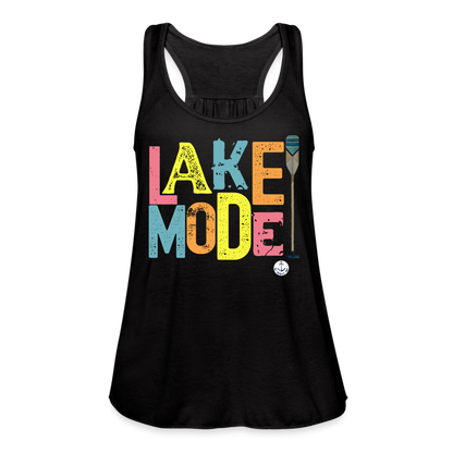 Lake Mode Flowy Lake Tank Top - black