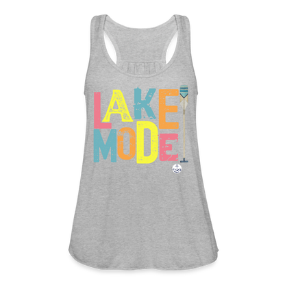 Lake Mode Flowy Lake Tank Top - heather gray