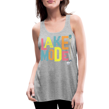 Lake Mode Flowy Lake Tank Top - heather gray